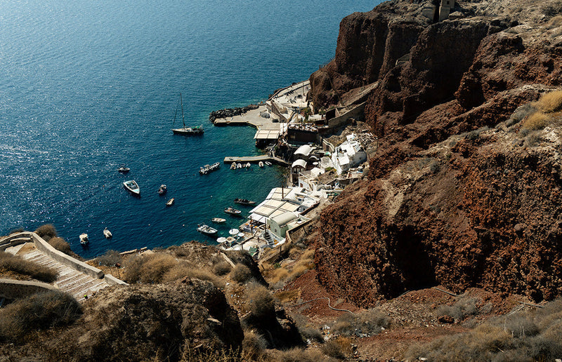 SANTORINI FROM THE SEA