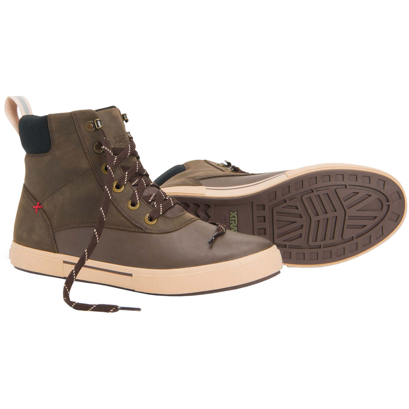 Men's 6 in Leather Lace Ankle Deck Boot - 11