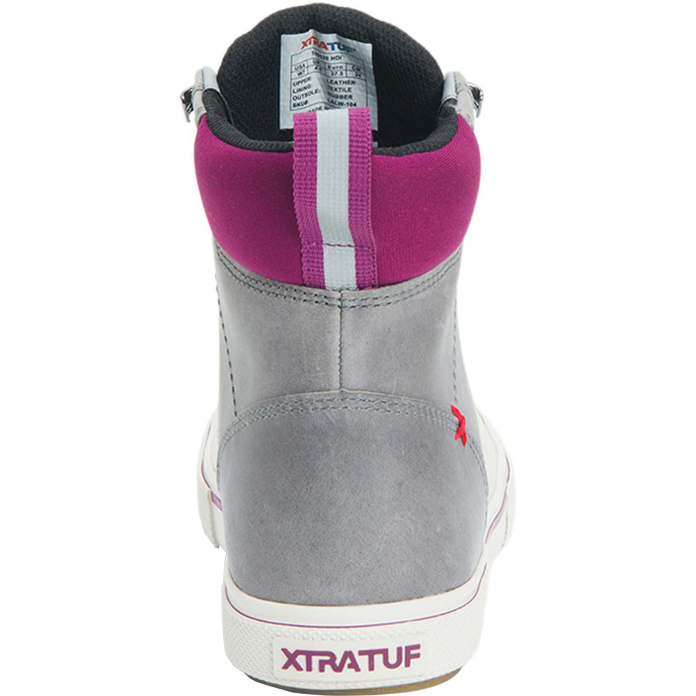 Women's 6 in Leather Lace Ankle Deck Boot - back