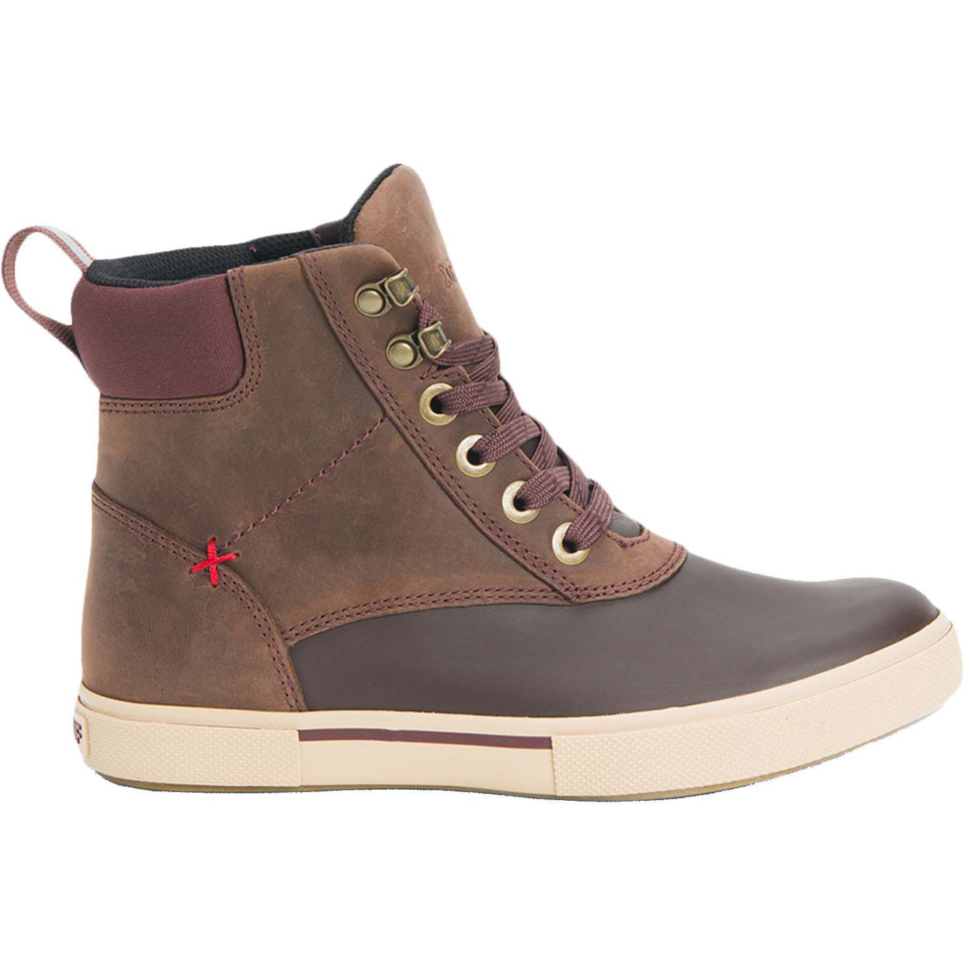 Women's 6 in Leather Lace Ankle Deck Boot - profile