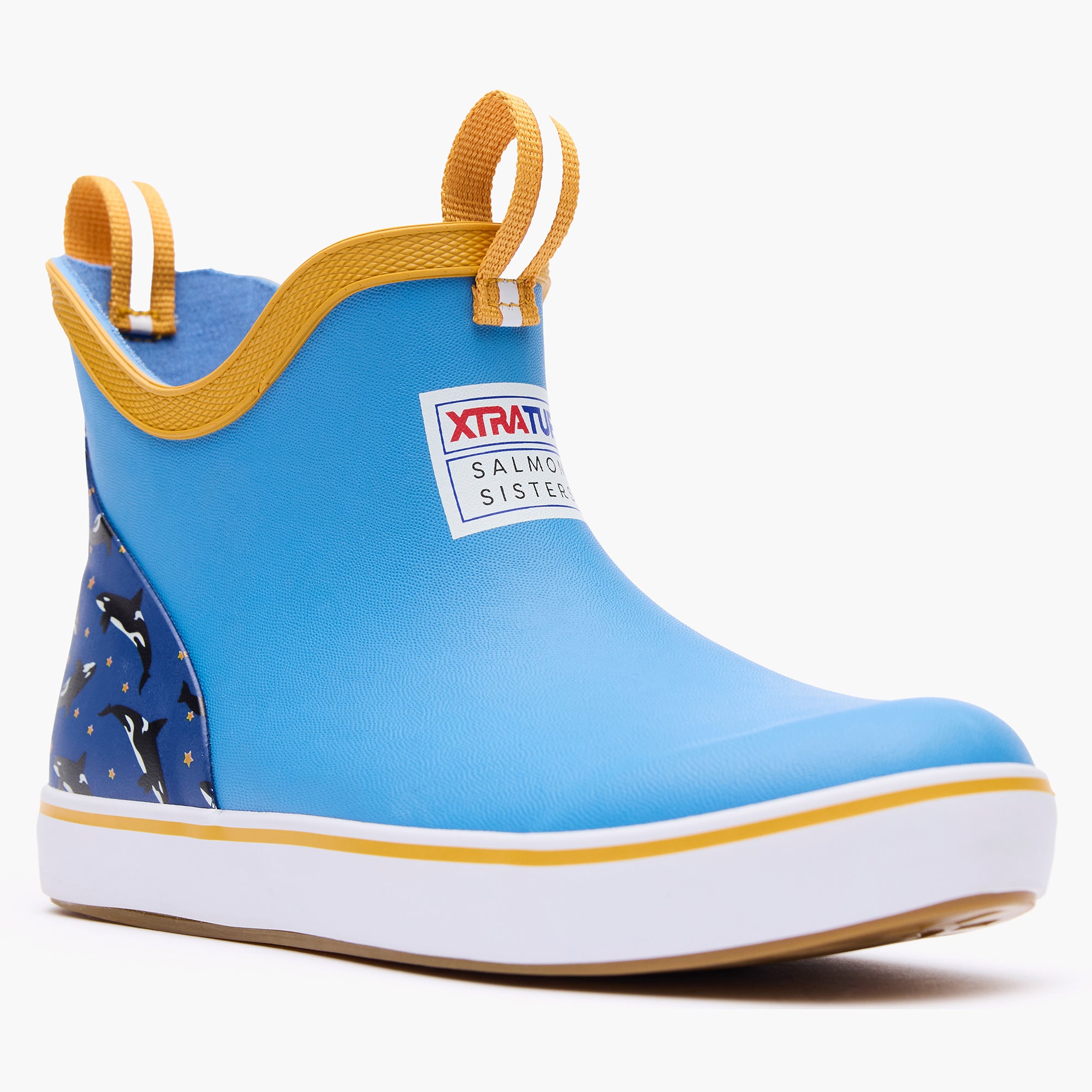 Kids' Salmon Sisters Ankle Deck Boot – XTRATUF