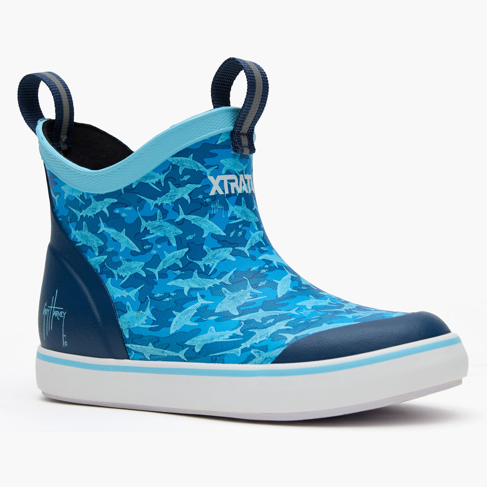 Kids Ankle Deck Boot Guy Harvey