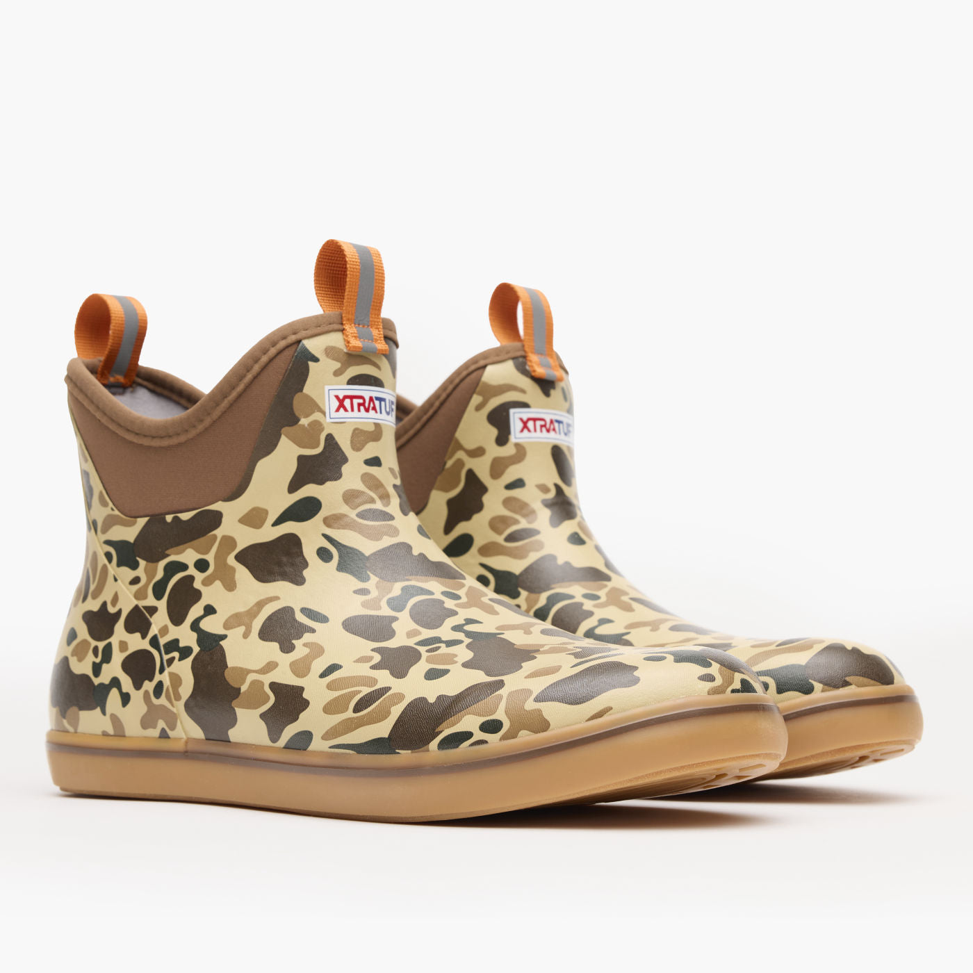 Men's 6 in Duck Camo Ankle Deck Boot - 12
