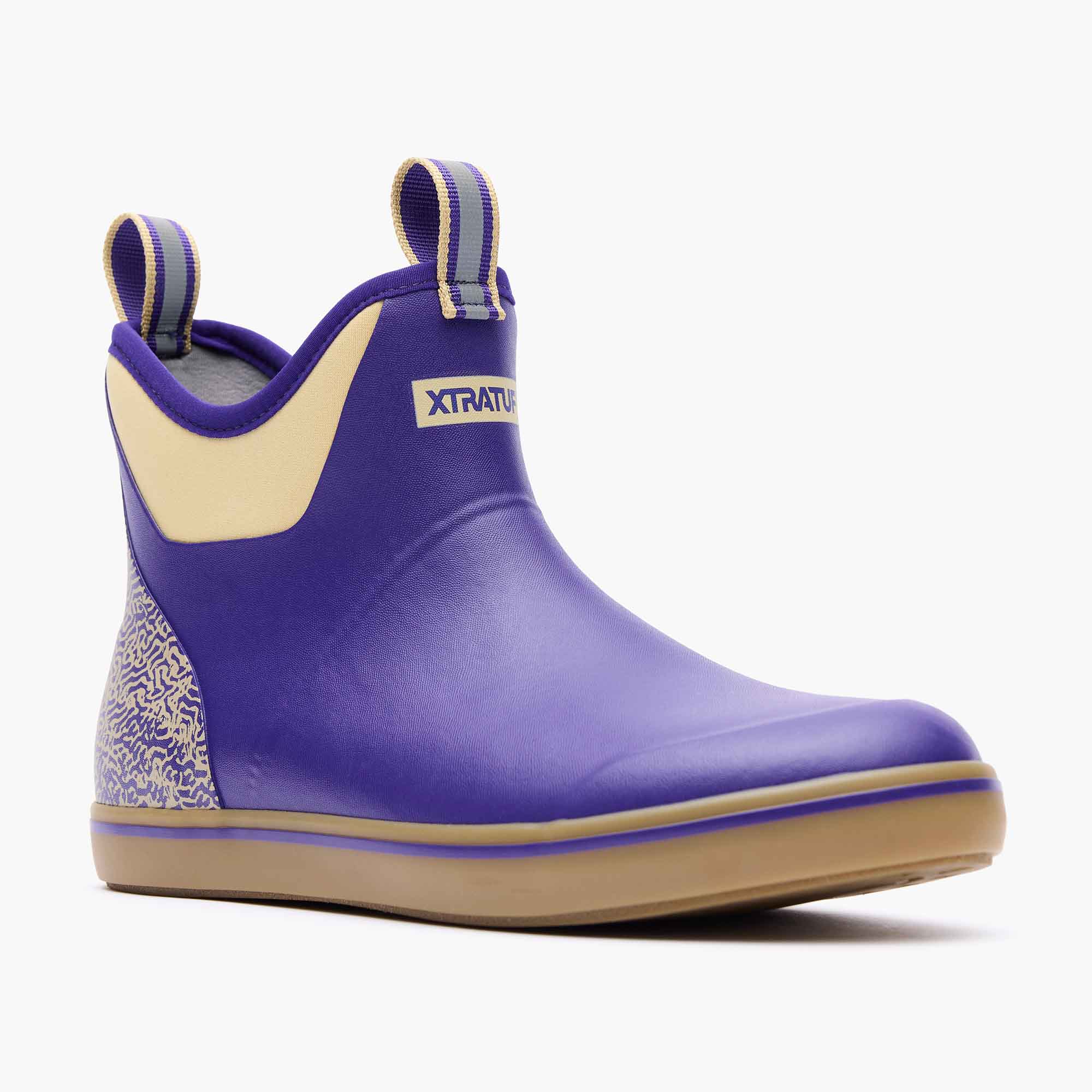 BOOTLEGGERS USCG ドッカージャケット 42 L パープル Men's Tailgate Ankle Deck Boot – XTRATUF