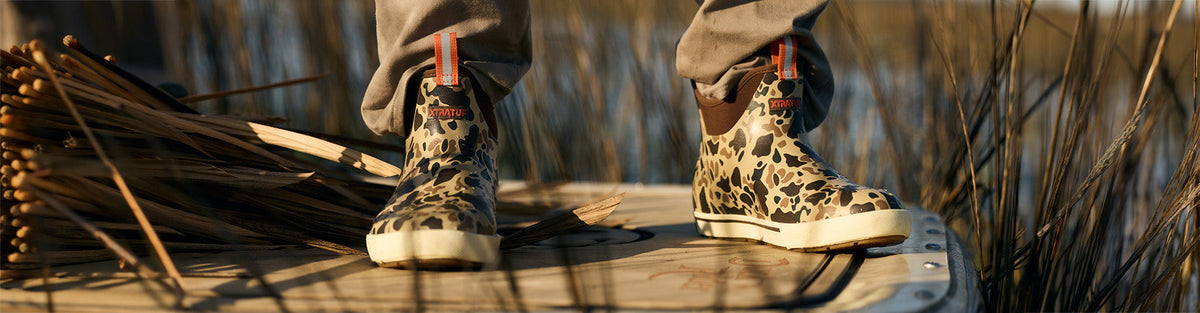 Men's Outdoors Fleece Lined Ankle Deck Boot