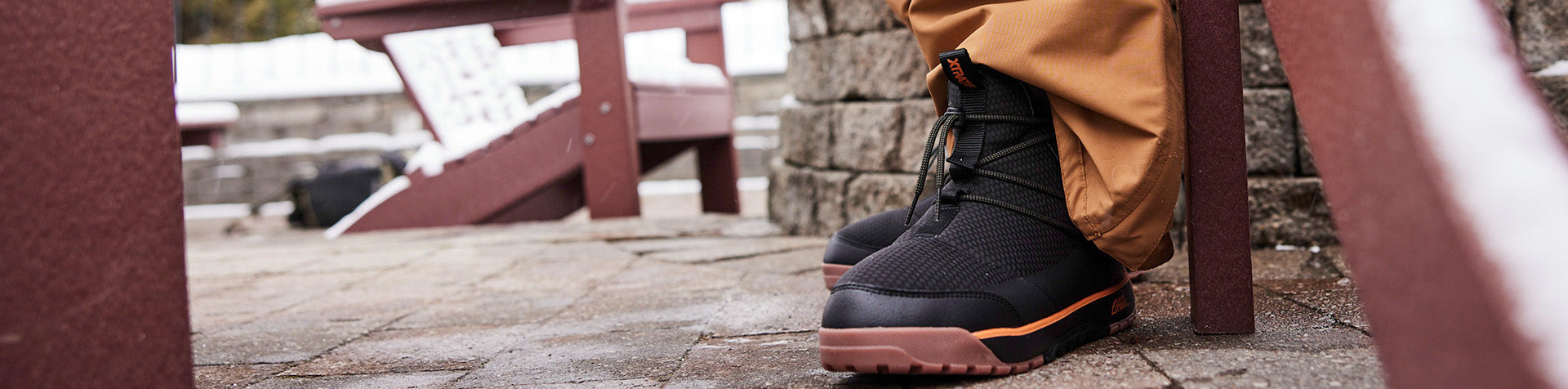 Nylon Ankle Deck Boot Ice Collection