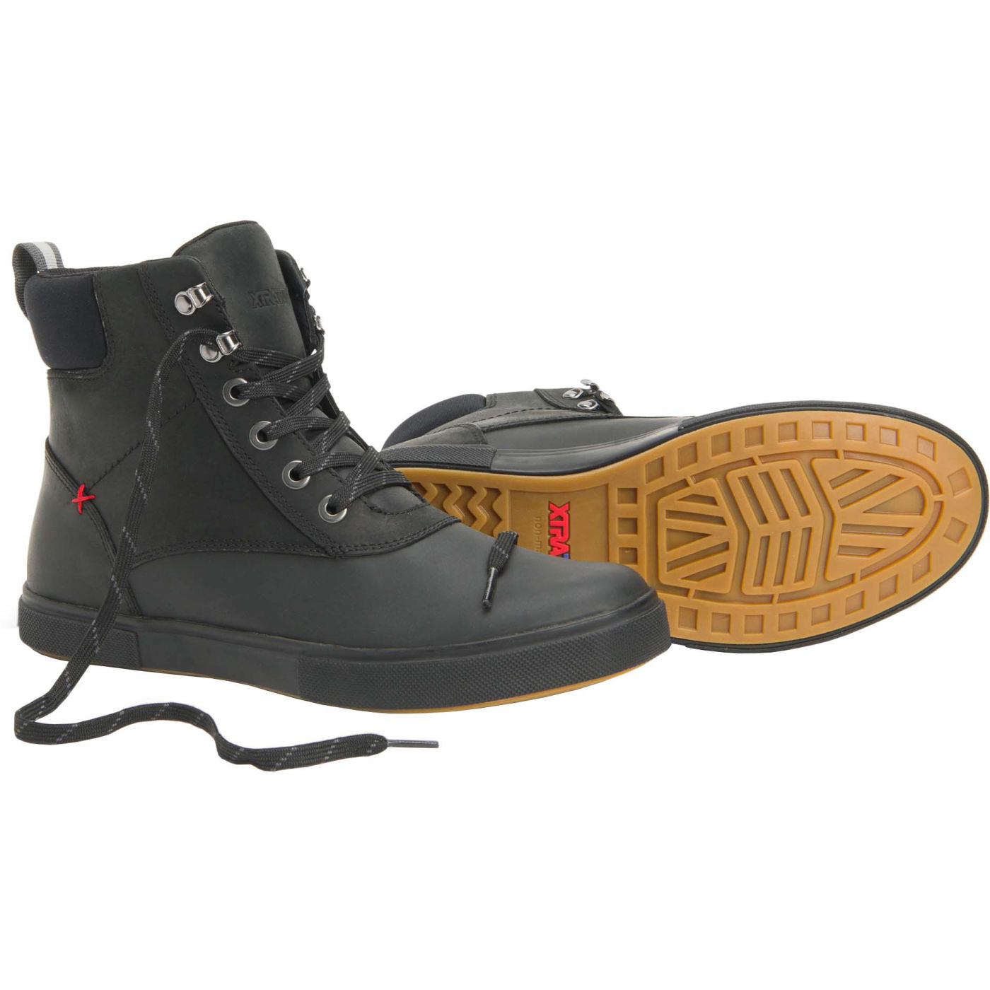 Men's 6 in Leather Lace Ankle Deck Boot - 11