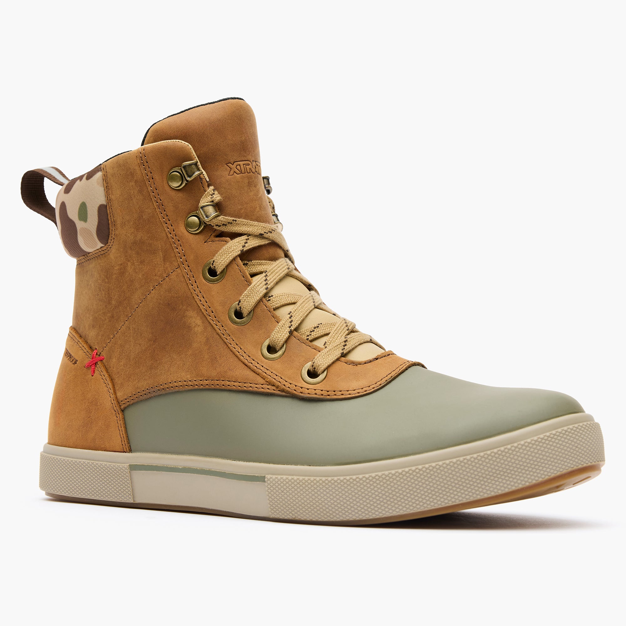 Men's 6 in Leather Lace Ankle Deck Boot - main