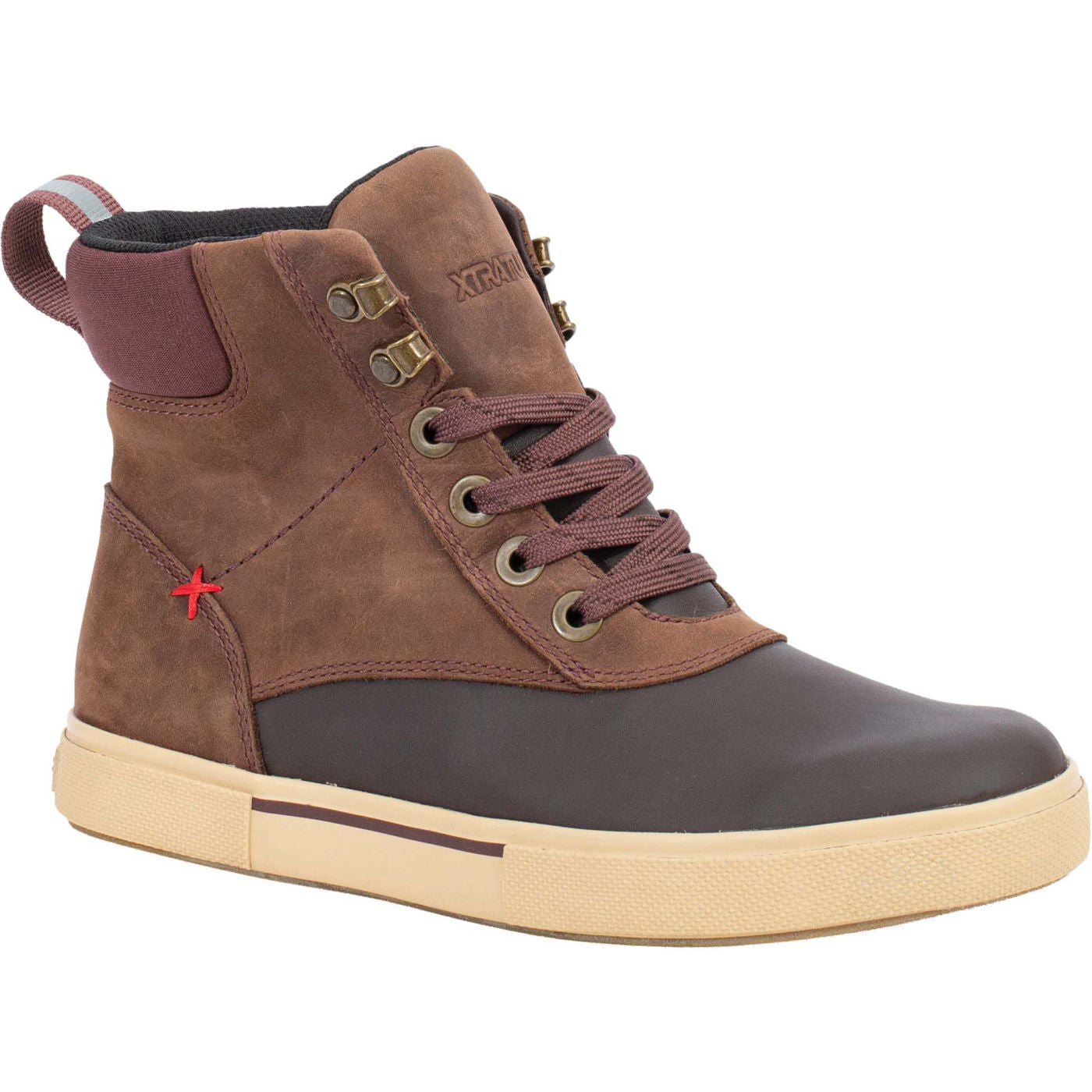 Women's 6 in Leather Lace Ankle Deck Boot - main