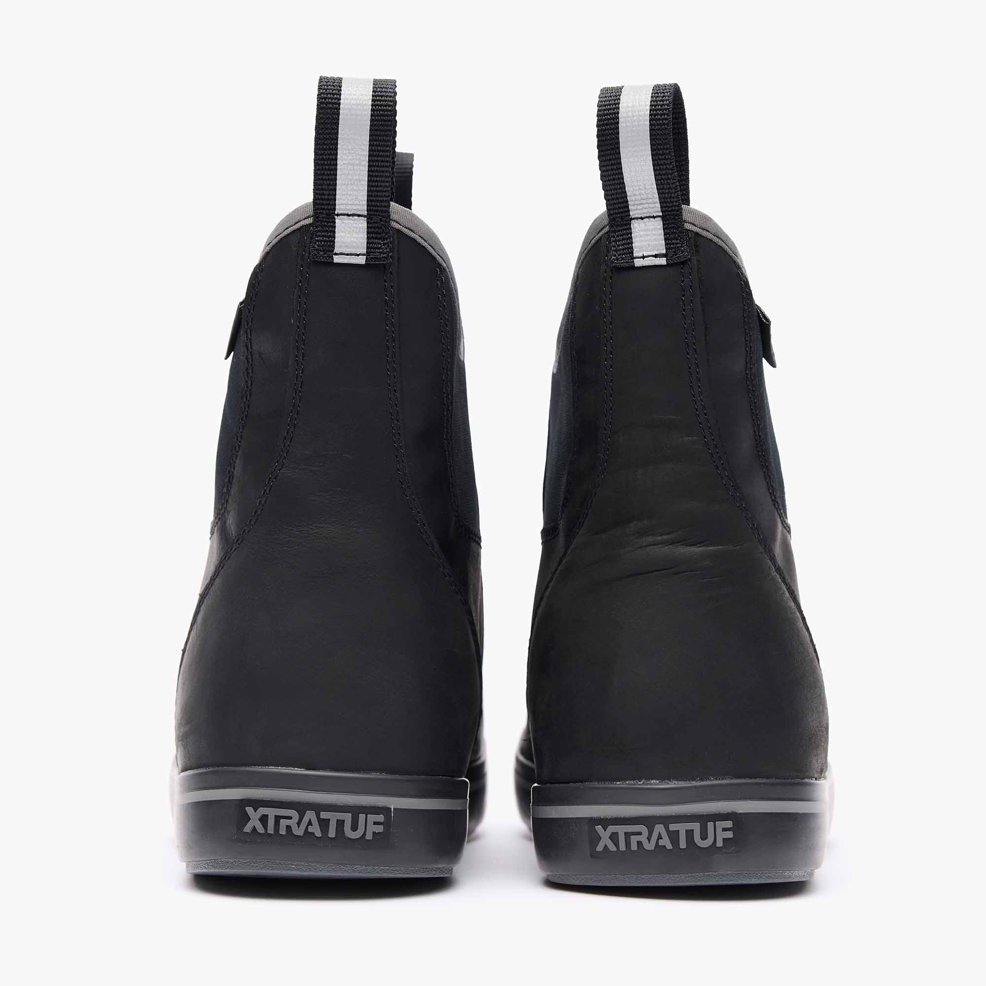 Men's Leather 6 in Ankle Deck Boot - back