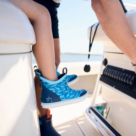 Big Kids Ankle Deck Boot Guy Harvey