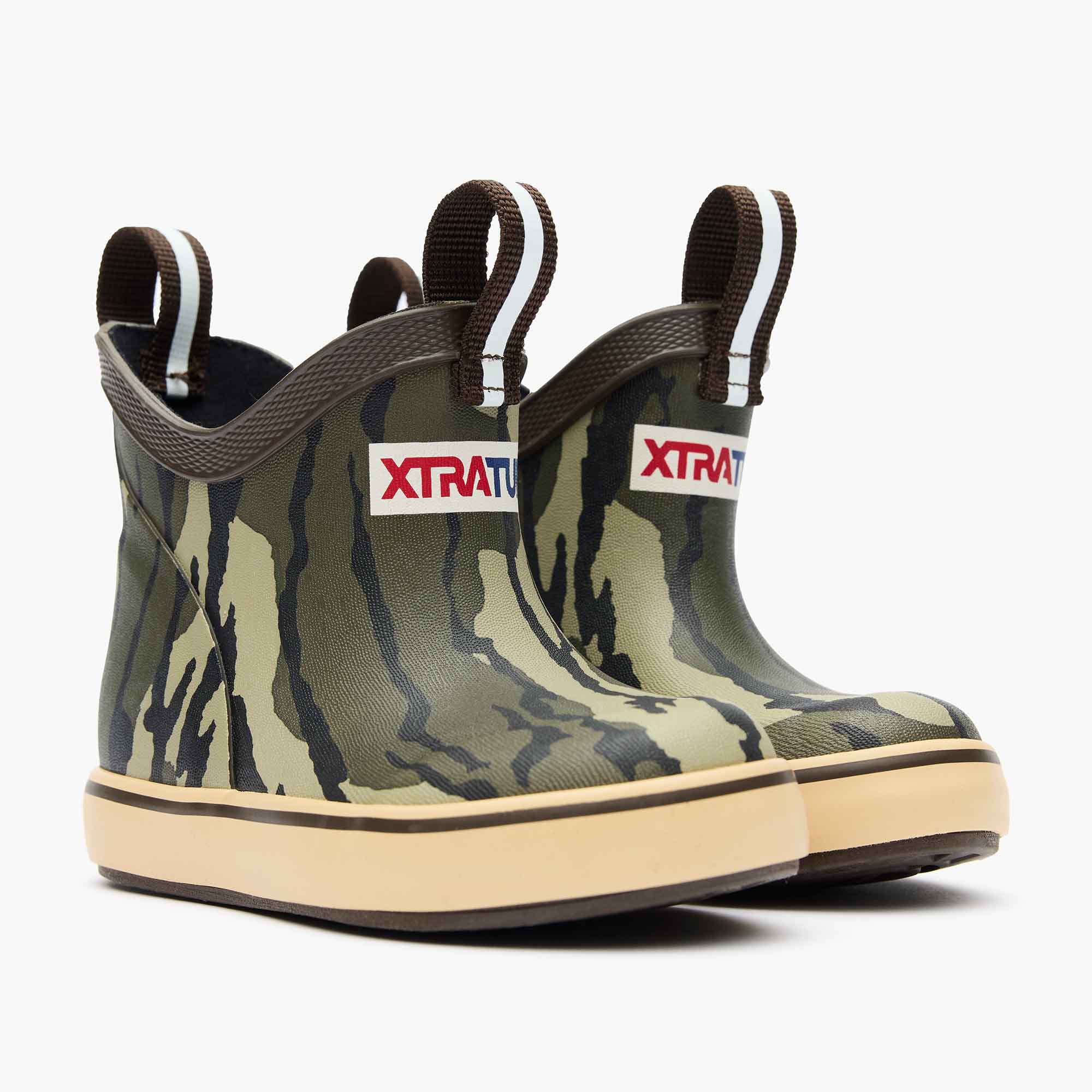 Kids' Mossy Oak® Bottomland Ankle Deck Boot - hero2