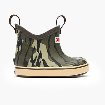 Kids' Mossy Oak® Bottomland Ankle Deck Boot - profile