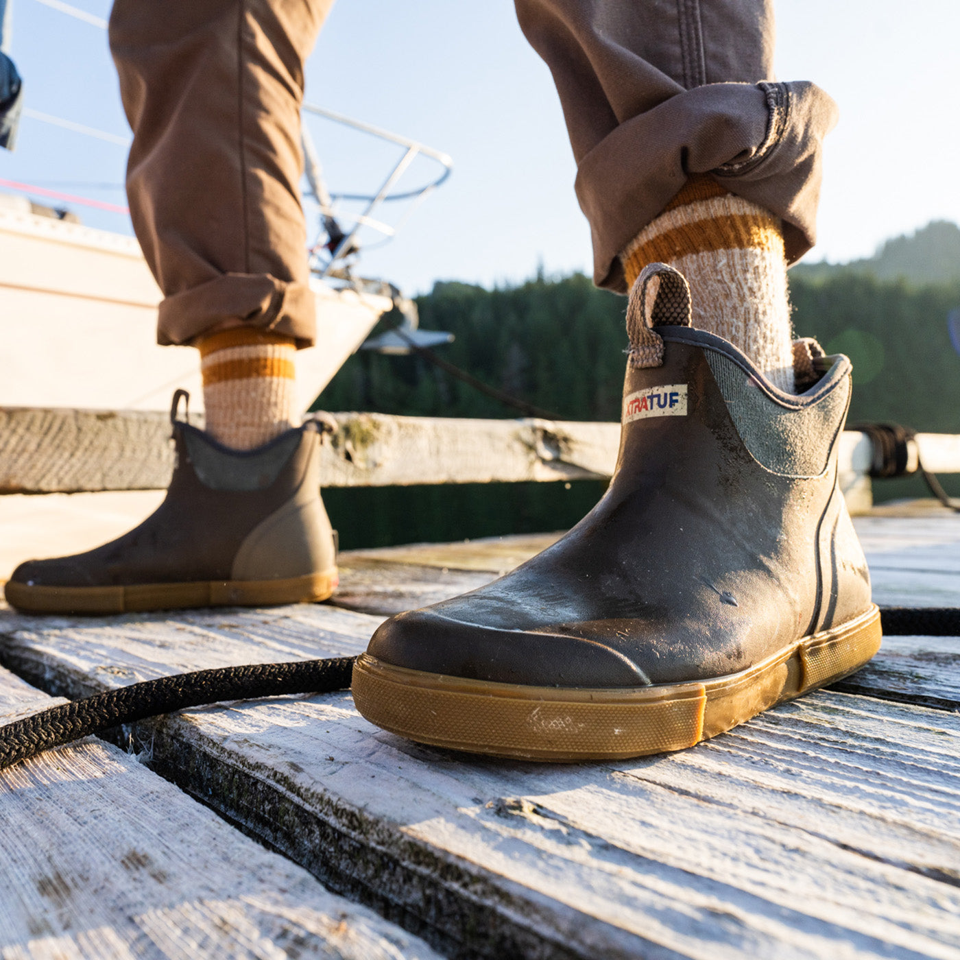 (取寄) メンズ 6インチ ガラティン モック トゥ ブーツ Duradero men 6” Gallatin Moc Toe Boots (For Men)  Crazy Brown 取寄) メンズ 6インチ ガラティン モック トゥ ブーツ Duradero men 6