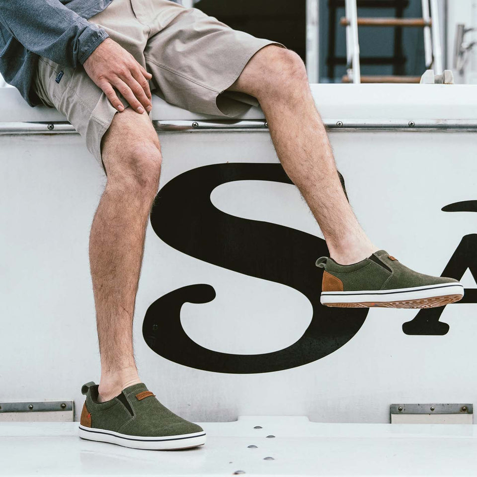 Men's Canvas Sharkbyte Deck Shoe - lifestyle