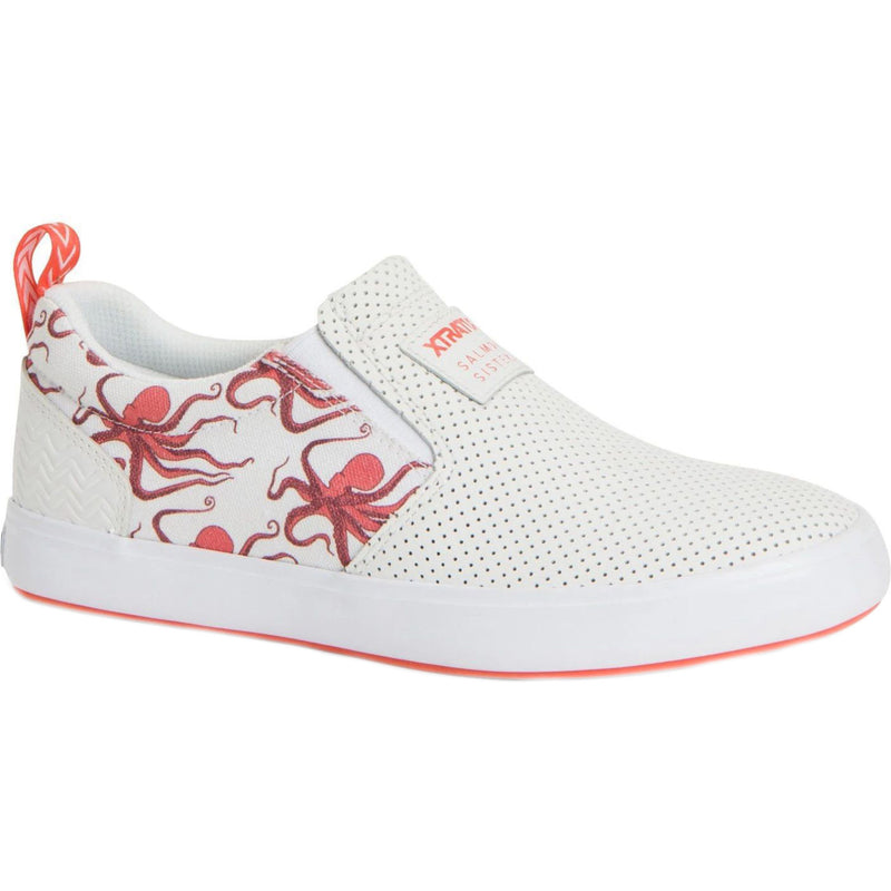Women's Salmon Sisters Leather Sharkbyte Deck Shoe - main