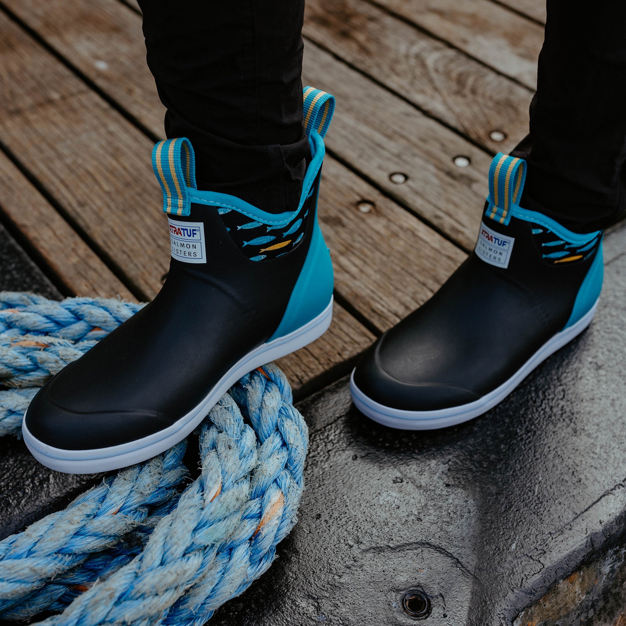 Women's Salmon Sisters Ankle Deck Boot
