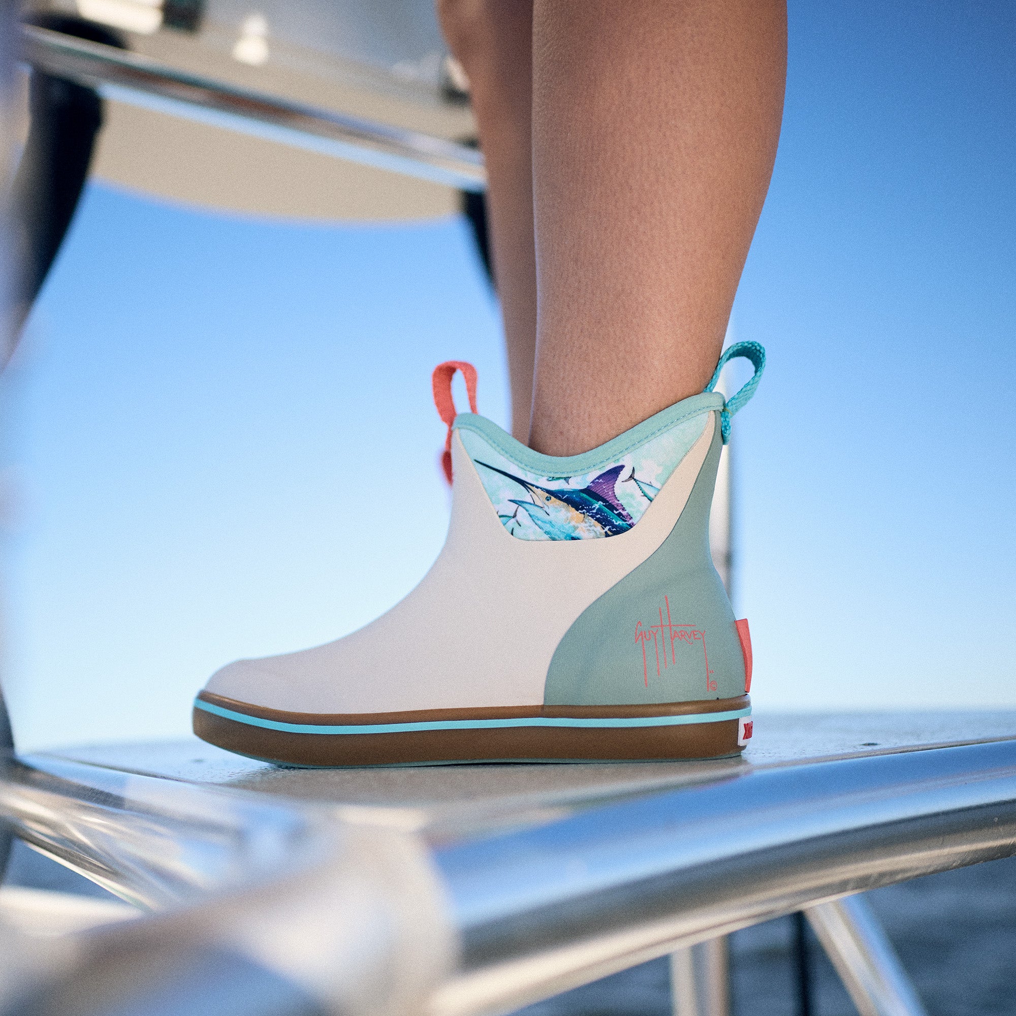 Women's Ankle Deck Boot Guy Harvey