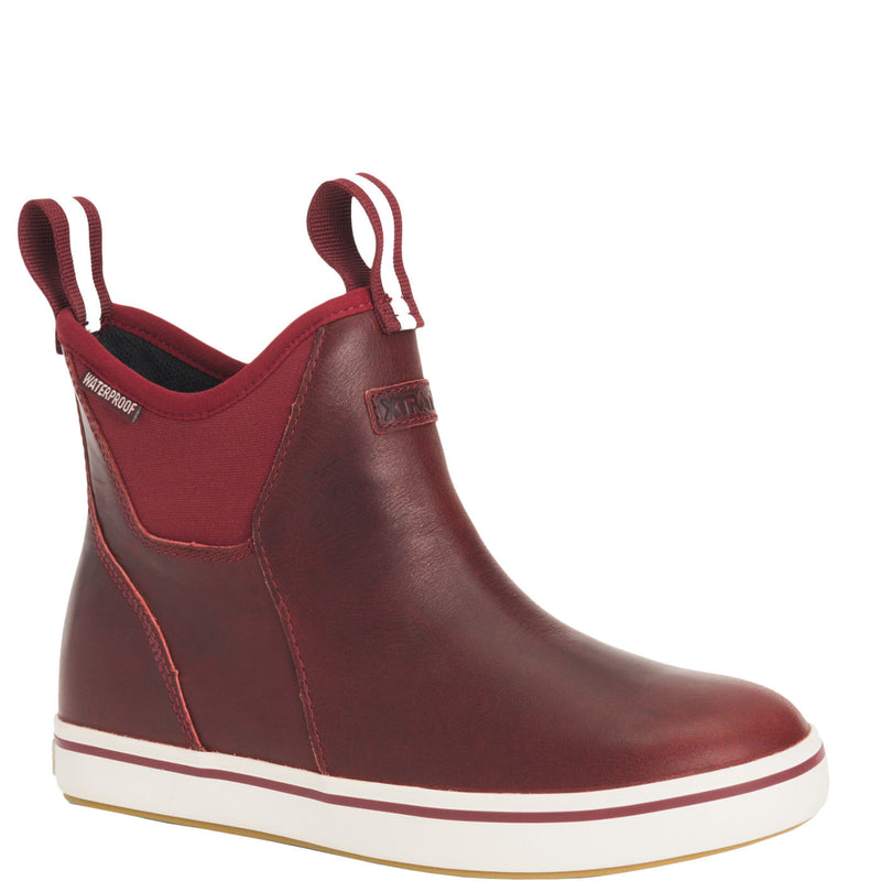 Women's Leather 6 in Ankle Deck Boot - main
