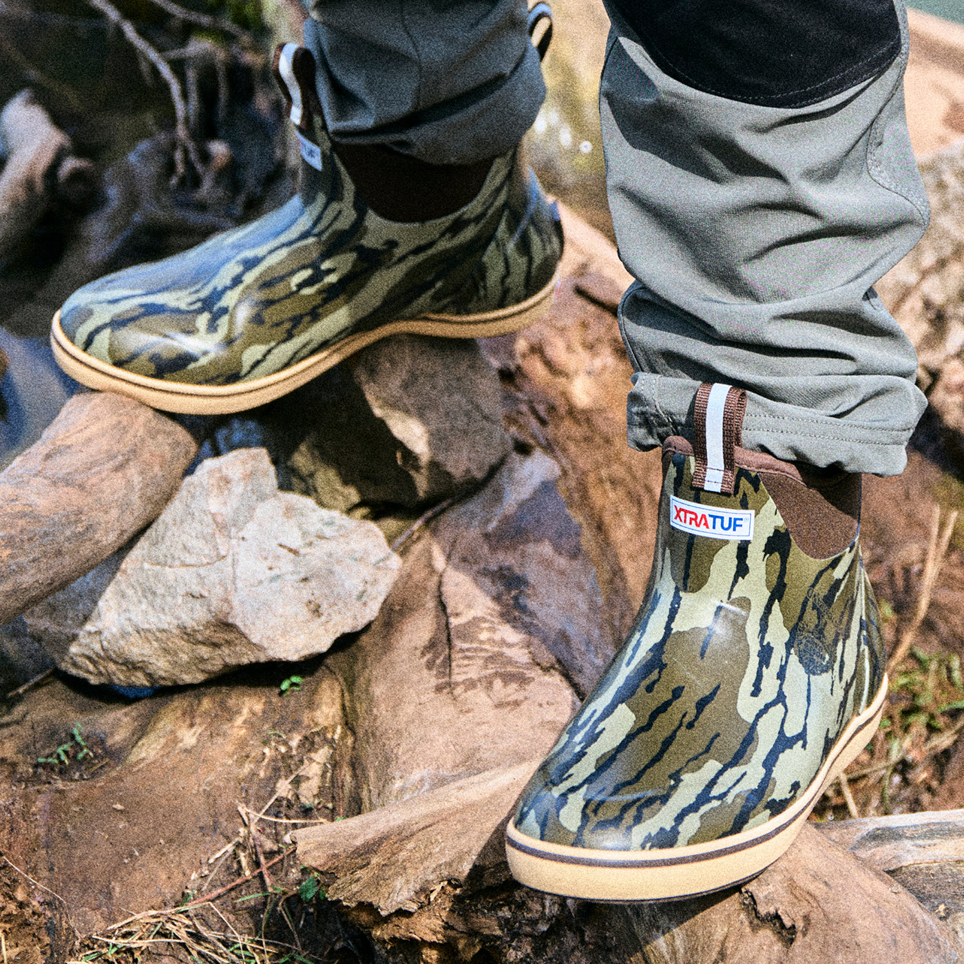 Men's Mossy Oak™ Bottomland Ankle Deck Boot – XTRATUF