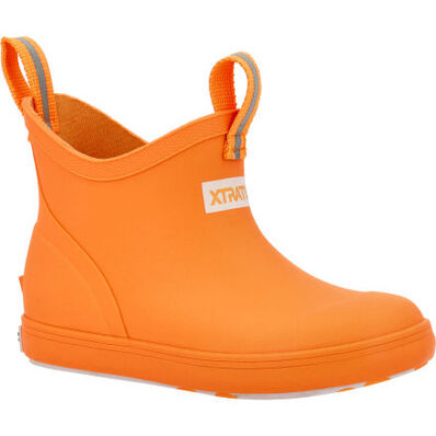Little Kids Ankle Deck Boot XKAB700 Neon Orange